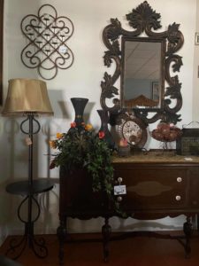 Vintage buffet display home decor antiquing Odessa Texas