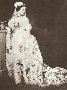 Queen Victoria in wedding dress