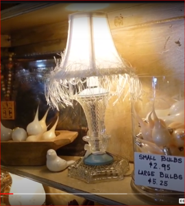 Small Vintage Table Top Lamp