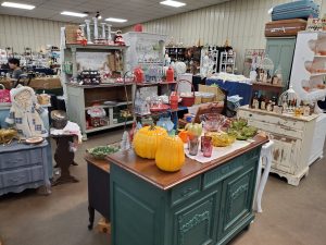 Huntsville Antique Show Fall repainted furniture