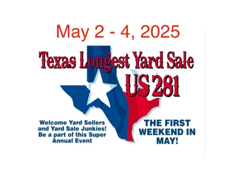 Texas Longest Yard Sale Logo 768x629