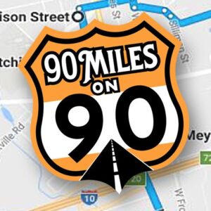90 Miles On 90 Logo 300x300
