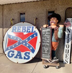 Moore-old-signs-and-antiques-Rebel-Gas-Sign