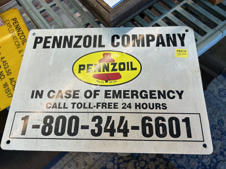 best Pennzoil OIl Company lease sign 768x576